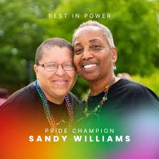 Sandy Williams and her partner Patricia Hicks