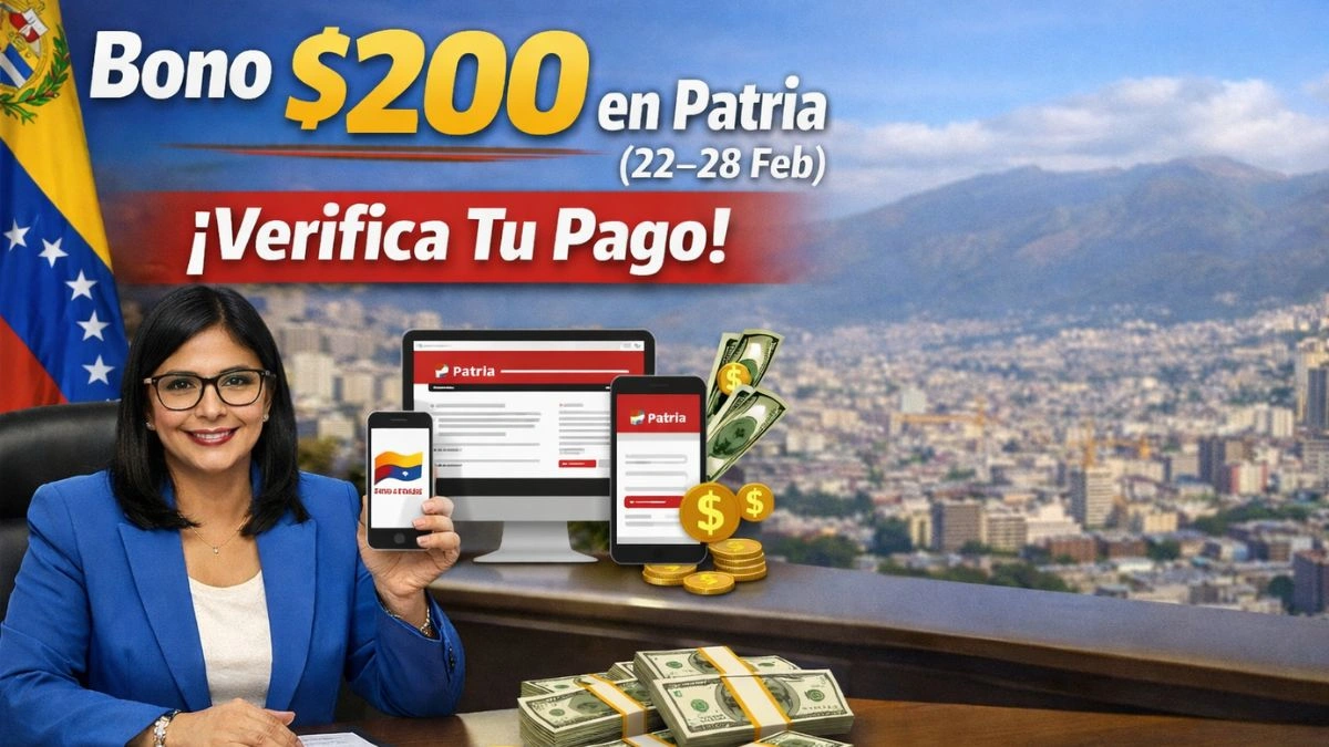 Bono $200 en Patria (22–28 Feb) Verifica Tu Pago